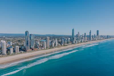 Surfers Paradise skyline, Gold Coast process server coverage